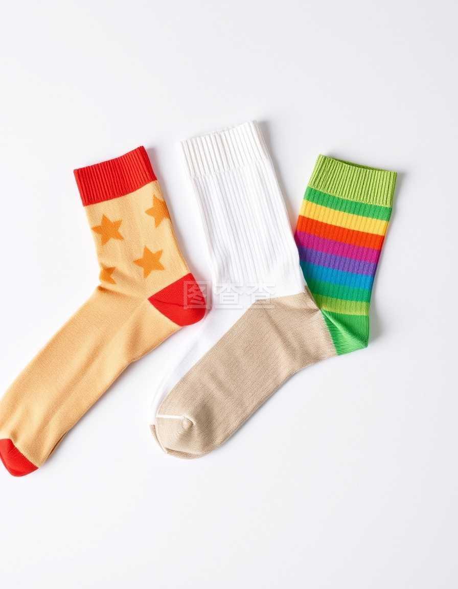 三色襪