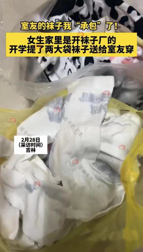 開學滿載‘襪’情誼——吉林女生分享室友暖心禮物