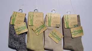 竹纖維襪 柔軟親膚，舒適透氣，男女通用的中厚手工縫頭襪